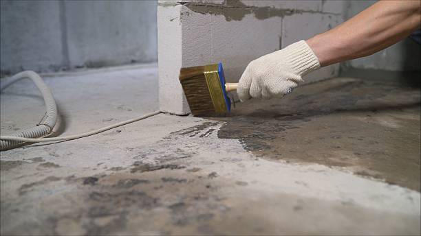 Crawl space vapor barrier installation in Belmont, WI